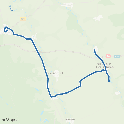 Fluo 55 Clermont-en-Argonne map