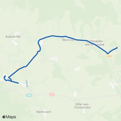 Fluo 55 Brabant-en-Argonne / Clermont-en-Argonne map