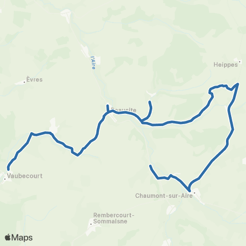 Fluo 55 Beausite / Vaubecourt map