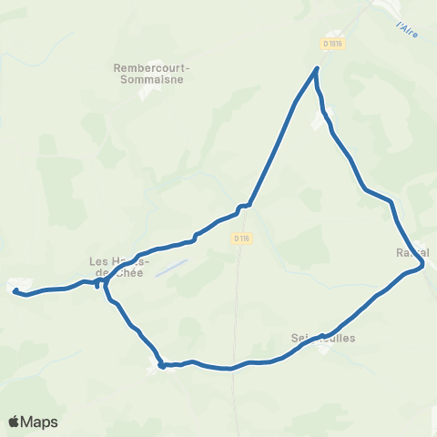 Fluo 55 Les Hauts-de-Chée map