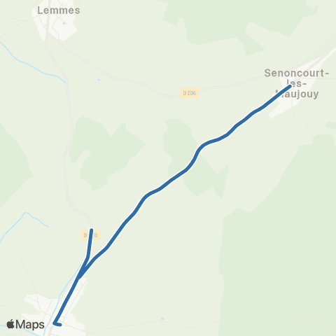 Fluo 55 Senoncourt-les-Maujouy / Souilly map