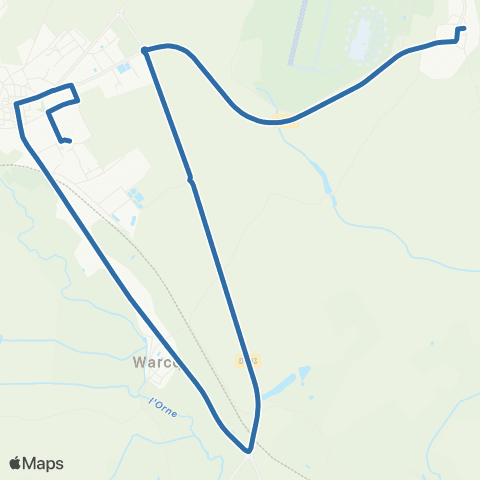 Fluo 55 Rouvres-en-Woëvre / Étain map