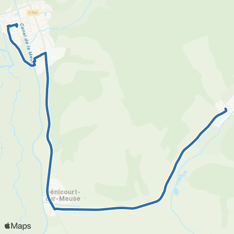 Fluo 55 Rupt-en-Woëvre / Dieue-sur-Meuse map