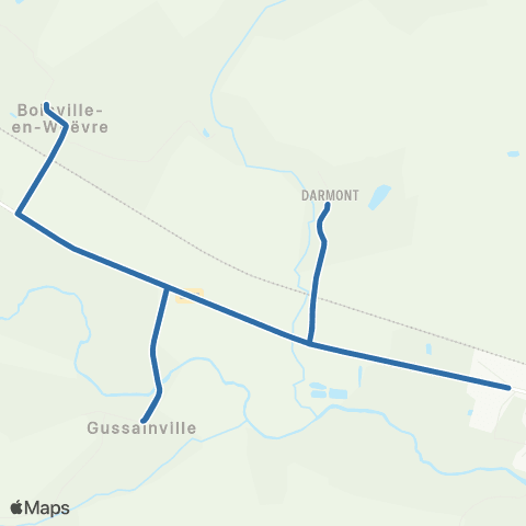 Fluo 55 Boinville-en-Woëvre / Buzy-Darmont map