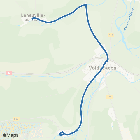 Fluo 55 Laneuville-au-Rupt / Void-Vacon map