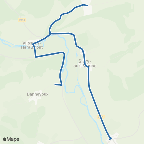 Fluo 55 Vilosnes-Haraumont / Consenvoye map