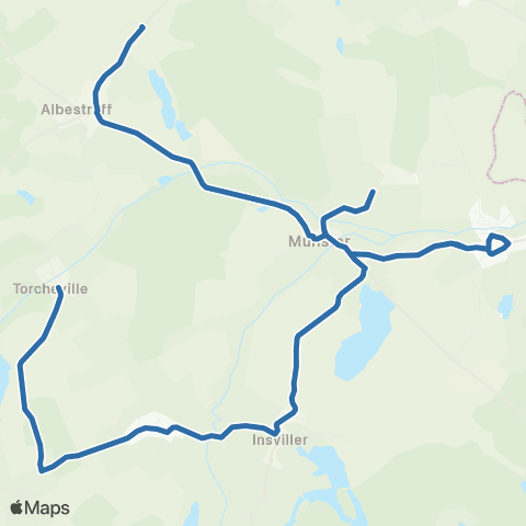 Fluo 57 Torcheville / Albestroff map