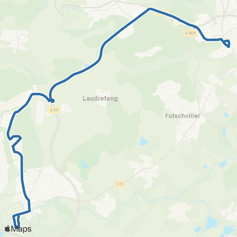 Fluo 57 Faulquemont / St-Avold map