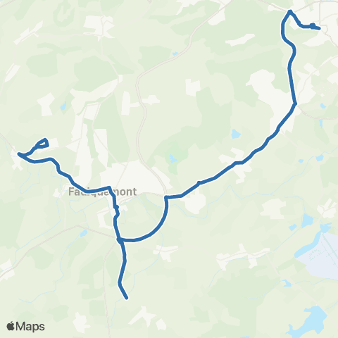 Fluo 57 Adelange / St-Avold map