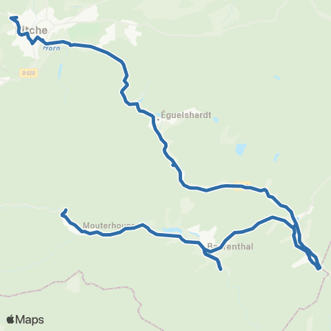 Fluo 57 Philippsbourg / Bitche map