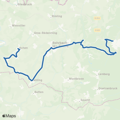 Fluo 57 Kalhausen / Bitche map