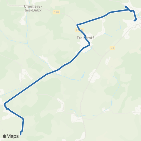Fluo 57 Megange / Bouzonville map