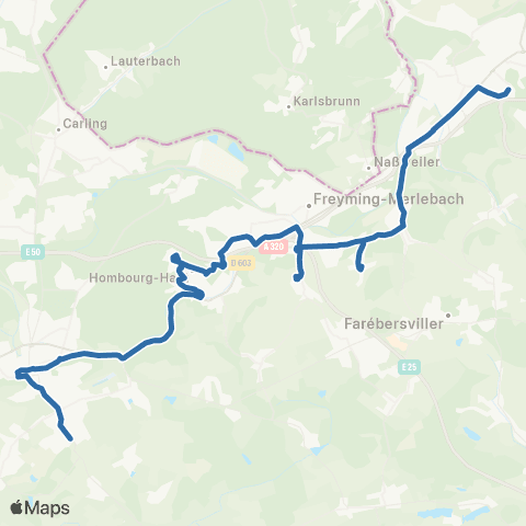 Fluo 57 Betting / Forbach / Schoeneck map