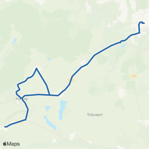 Fluo 57 Vatimont / Faulquemont map