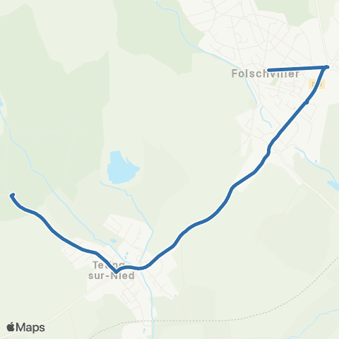 Fluo 57 Lelling / Teting-sur-Nied / Folschviller map