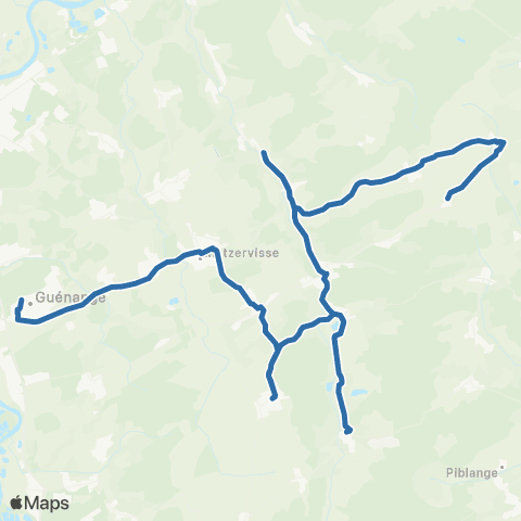 Fluo 57 Kedange-sur-Canner / Guenange map