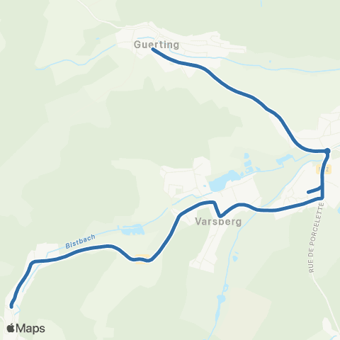 Fluo 57 Bisten-en-Lorraine / Ham-SS-Varsberg map