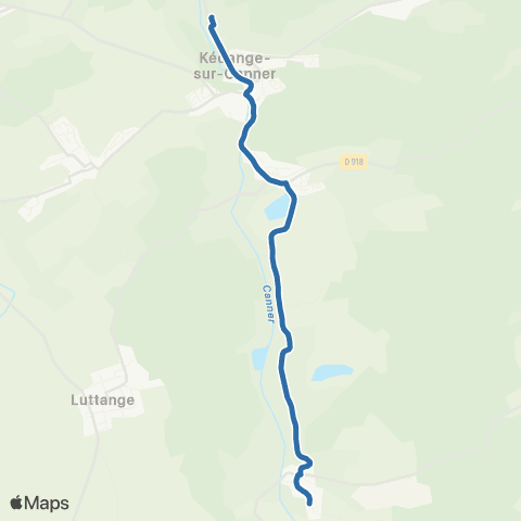 Fluo 57 Aboncourt / Kedange-sur-Canner map