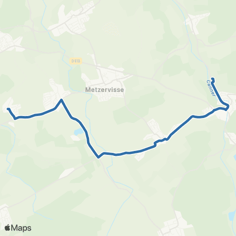 Fluo 57 Reinange / Kedange-sur-Canner map