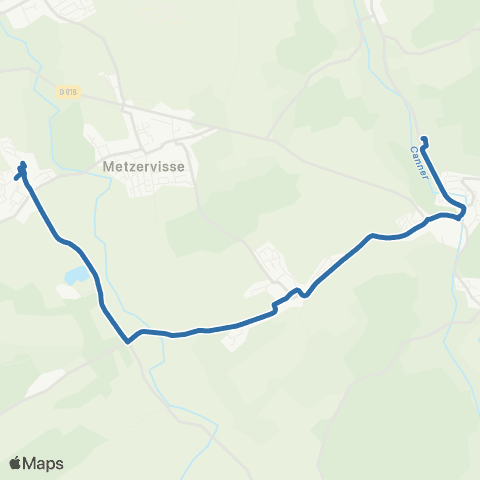 Fluo 57 Volstroff / Kedange-sur-Canner map