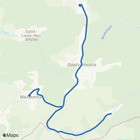 Fluo 57 Goetzenbruck / Lemberg map