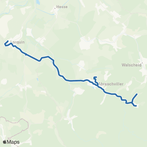 Fluo 57 Abreschviller / Lorquin map