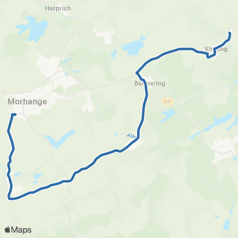 Fluo 57 Virming / Morhange map