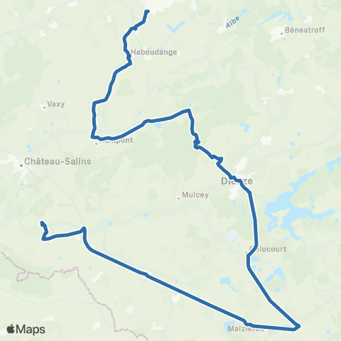 Fluo 57 Vic-sur-Seille / Morhange map