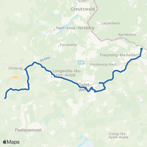 Fluo 57 Haute-Vigneulles / Freyming-Merlebach map