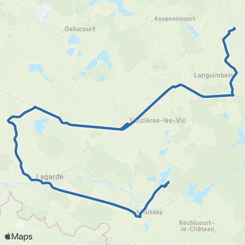 Fluo 57 Fribourg / Moussey map