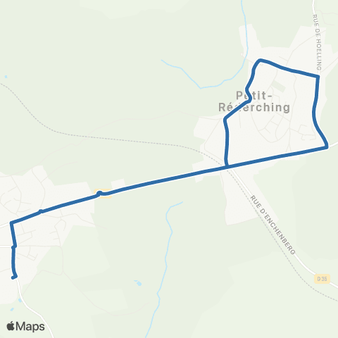 Fluo 57 Petit-Rederching / Rohrbach-les-Bitche map