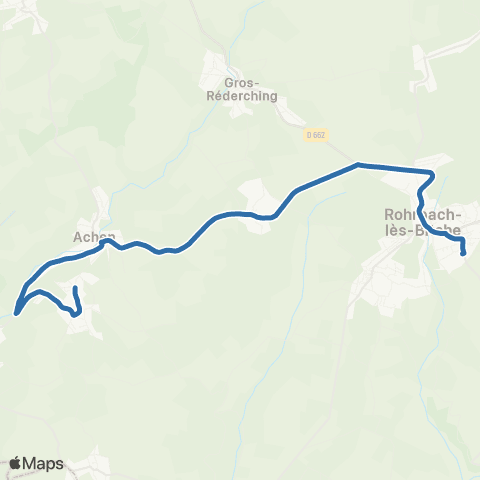 Fluo 57 Etting / Rohrbach-les-Bitche map