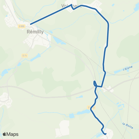 Fluo 57 St-Epvre / Remilly map