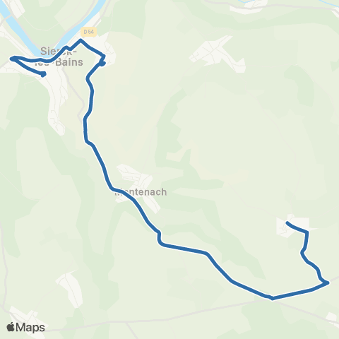 Fluo 57 Kirschnaumen / Sierck-les-Bains map