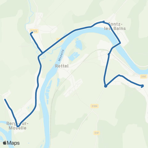 Fluo 57 Berg-sur-Moselle / Sierck-les-Bains map