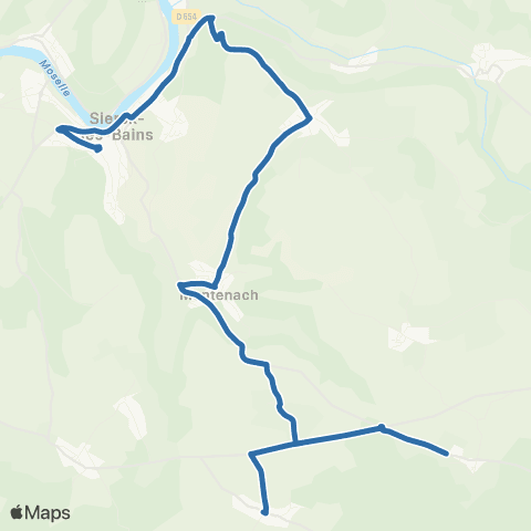 Fluo 57 Kerling-les-Sierck / Sierck-les-Bains map