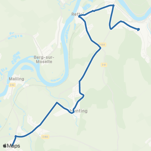 Fluo 57 Koenigsmacker / Sierck-les-Bains map