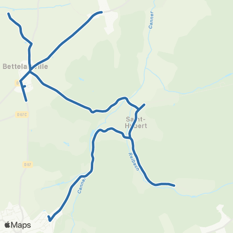 Fluo 57 Bettelainville / Vigy map