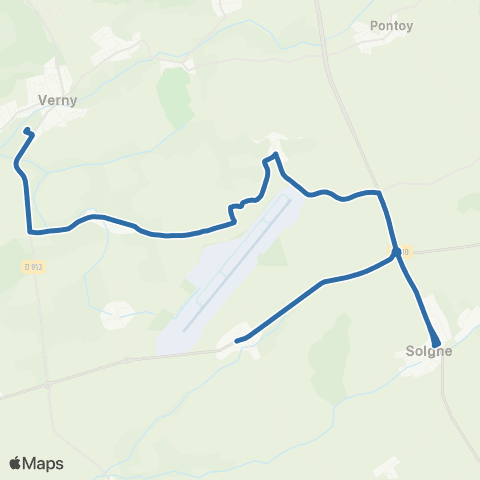 Fluo 57 Solgne / Liehon / Verny map