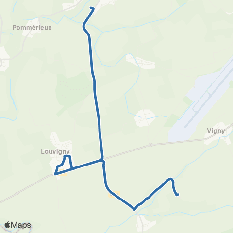 Fluo 57 St-Jure / Verny map