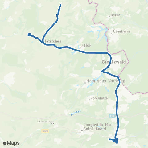 Fluo 57 Château-Rouge / St-Avold map