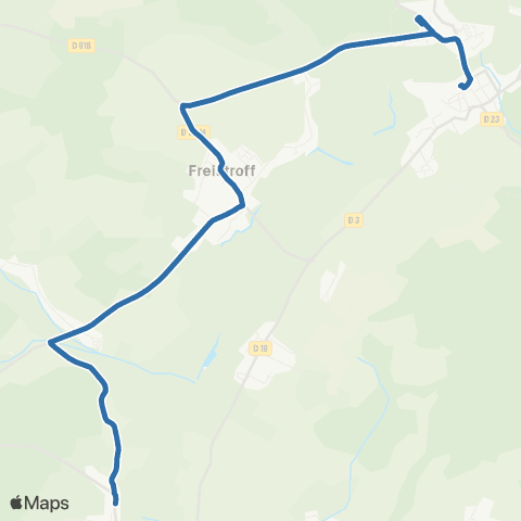 Fluo 57 Gomelange / Bouzonville map