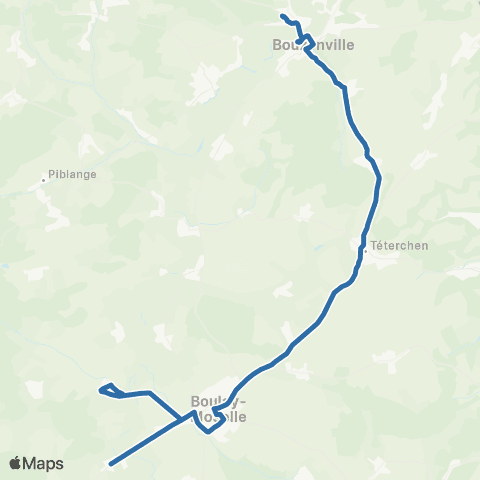 Fluo 57 Volmerange-les-Boulay / Bouzonville map