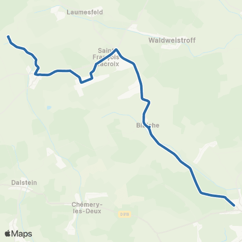 Fluo 57 Monneren / Bouzonville map