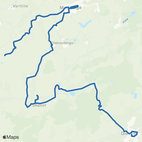 Fluo 57 Vannecourt / Dieuze map