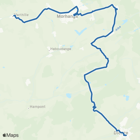 Fluo 57 Marthille / Dieuze map