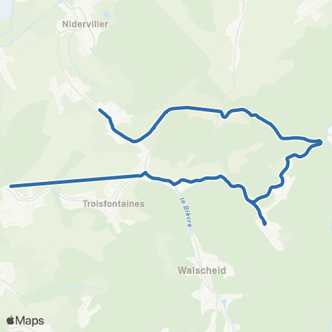 Fluo 57 Plaine-de-Walsch / Hartzviller map