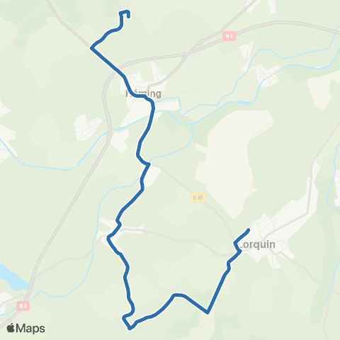 Fluo 57 Barchain / Lorquin map