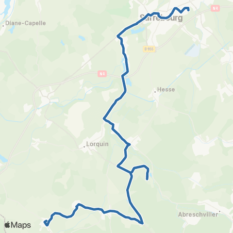 Fluo 57 Hattigny / Sarrebourg map