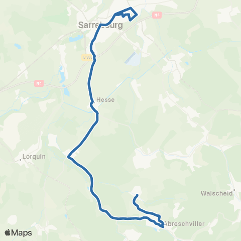 Fluo 57 Voyer / Sarrebourg map